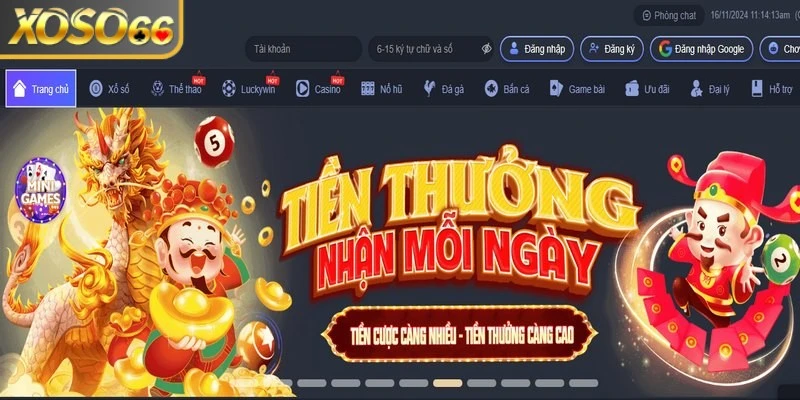 Nổ hũ Xoso66 - Sảnh game cá cược chất lượng đỉnh cao