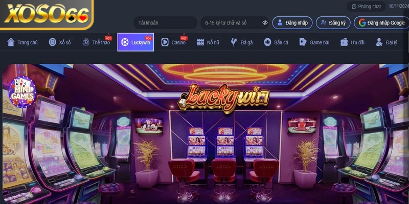 Luckywin là một sảnh game mới, nổi bật và được yêu thích tại nhà cái Xoso66